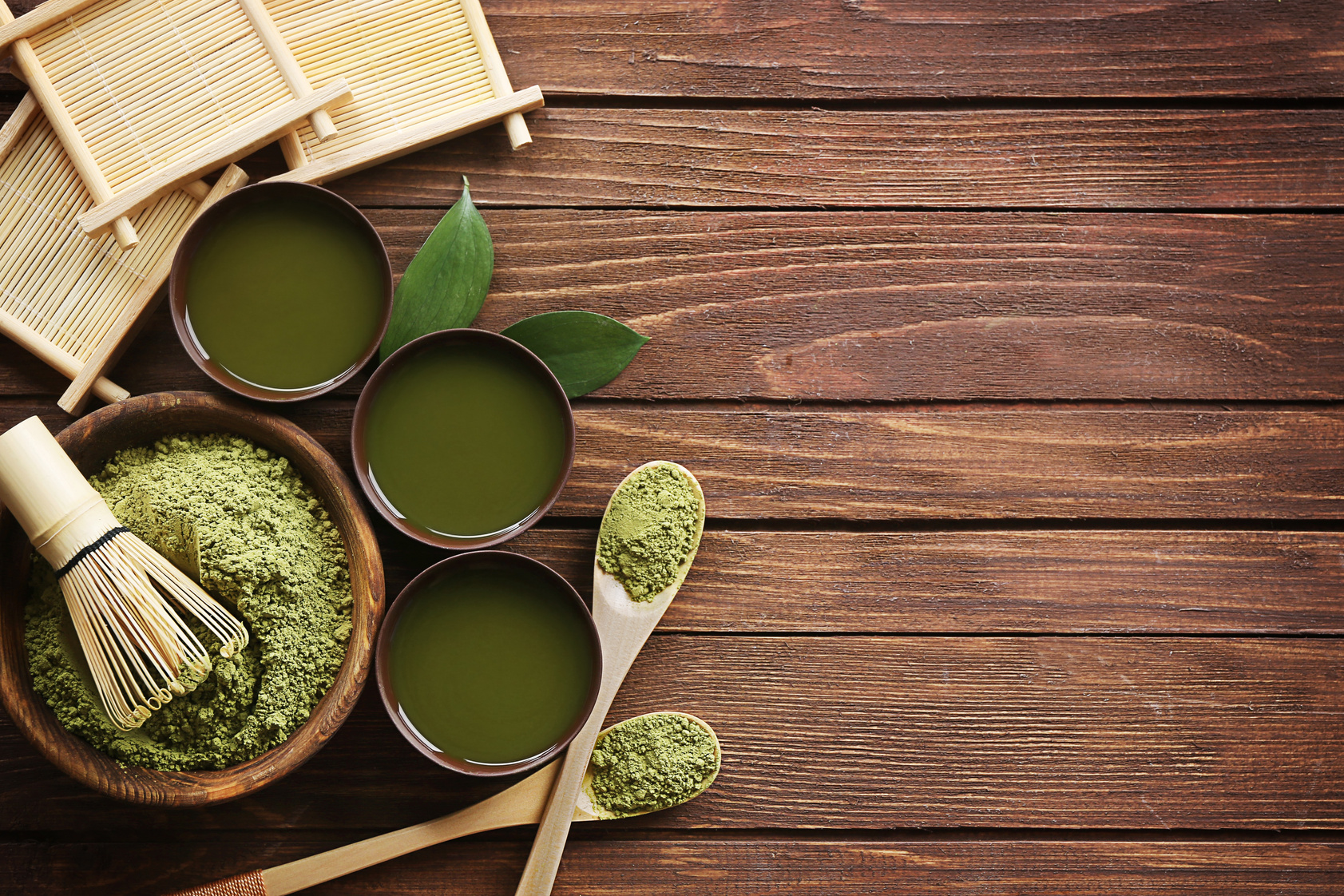 Green Tea and Matcha Powder
